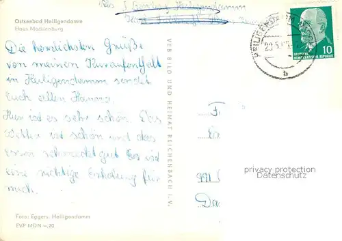 AK / Ansichtskarte Heiligendamm_Ostseebad Haus Mecklenburg Heiligendamm_Ostseebad
