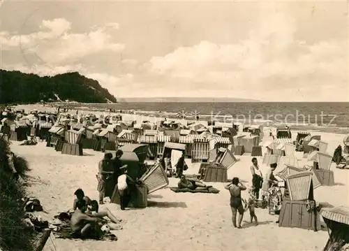 AK / Ansichtskarte Baabe_Ostseebad_Ruegen Strand Baabe_Ostseebad_Ruegen