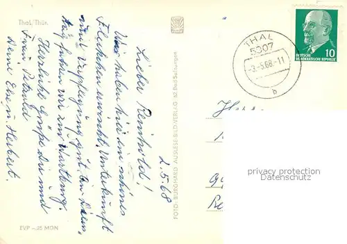 AK / Ansichtskarte Thal_Ruhla Blick ins Tal Thal_Ruhla