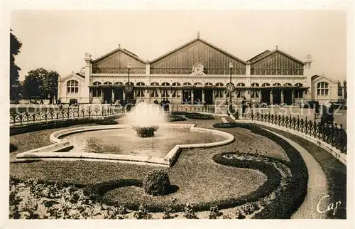 AK / Ansichtskarte Orleans_Loiret La Gare et le nouveau jardin Orleans_Loiret