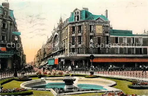 AK / Ansichtskarte Orleans_Loiret Square Albert I Rue de la Republique Orleans_Loiret