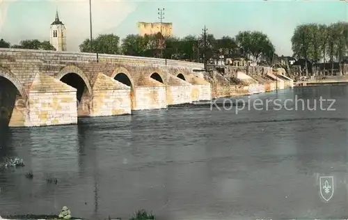 AK / Ansichtskarte Beaugency Pont sur la Loire Clocher Saint Firmin et Tour de Cesar Beaugency