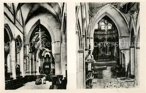 AK / Ansichtskarte Saint Lo_Manche La Cathedrale vers les orgues Saint Lo Manche