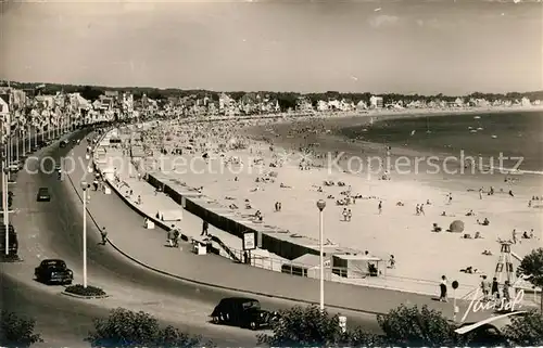 AK / Ansichtskarte La_Baule_sur_Mer Vue generale de la plage et nouveau Boulevard La_Baule_sur_Mer