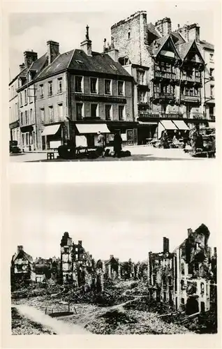 AK / Ansichtskarte Saint Lo_Manche La Place du Marche et la Maison Dieu Saint Lo Manche