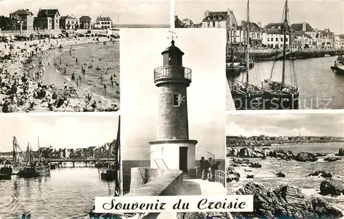 AK / Ansichtskarte Le_Croisic La Plage de Port Lin Le Port Le Phare La Grande Cote Le_Croisic