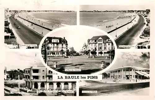 AK / Ansichtskarte La_Baule_sur_Mer Boulevard de lOcean Pa Place des Palmiers Avenue des Tilleuls Les Hotels La_Baule_sur_Mer