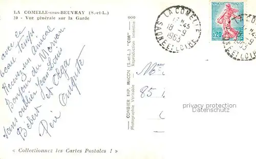 AK / Ansichtskarte La_Comelle Vue generale sur la Garde La_Comelle