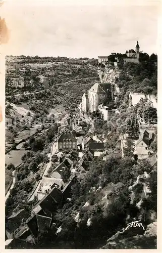 AK / Ansichtskarte Rocamadour Le Village autour du Palais de l Eveque Rocamadour