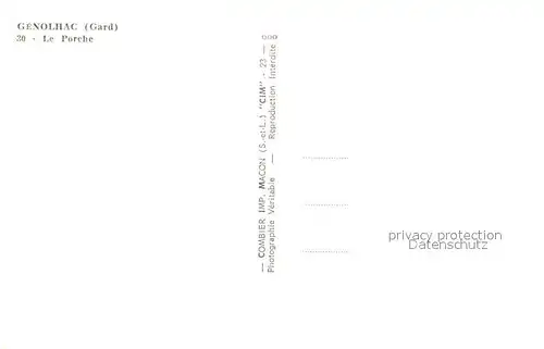 AK / Ansichtskarte Genolhac Le Porche Genolhac