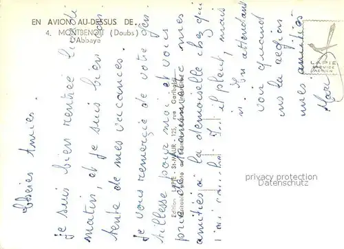 AK / Ansichtskarte Montbenoit Abbaye Vue aerienne Montbenoit