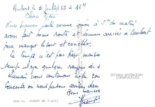 AK / Ansichtskarte Ambert Vue partielle Ambert