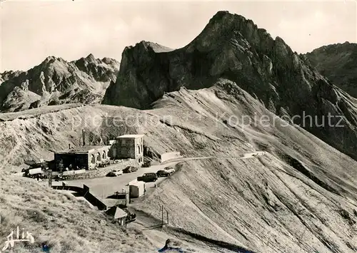 AK / Ansichtskarte Col_du_Tourmalet Vu de la route du Pic du Midi de Bigorre Au fond le Pic d Espade Col_du_Tourmalet