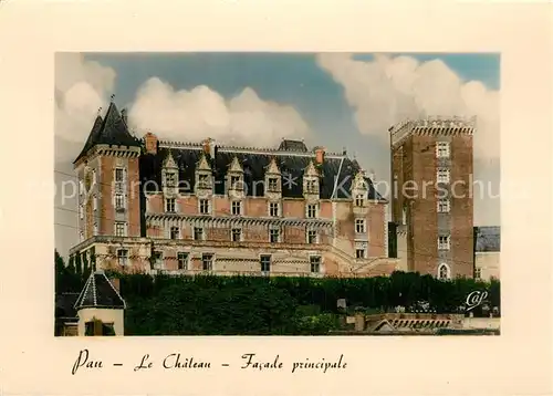 AK / Ansichtskarte Pau Le Chateau Facade principale Pau