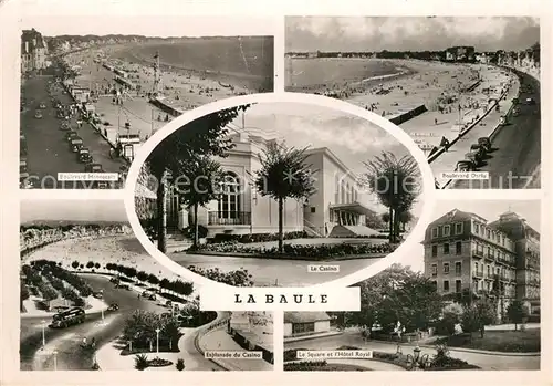 AK / Ansichtskarte La_Baule_sur_Mer Boulevard Hennecort Esplanade de Casino Le Square et lHotel Royal Boulevard Darlu La_Baule_sur_Mer