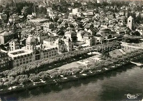 AK / Ansichtskarte Evian les Bains_Haute_Savoie Vue panoramique aerienne Evian les Bains_Haute