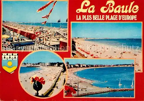 AK / Ansichtskarte La_Baule_sur_Mer La plus belle plage d Europe La_Baule_sur_Mer