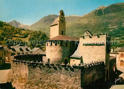 AK / Ansichtskarte Luz Saint Sauveur_Hautes_Pyrenees Eglise fortifiee Les Pyrenees Luz Saint Sauveur_Hautes