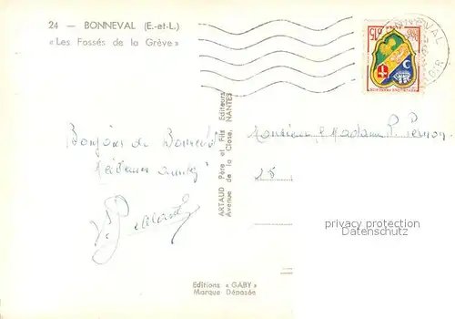 AK / Ansichtskarte Bonneval_d_Eure et Loir Les Fosses de la Greve Bonneval_d_Eure et Loir