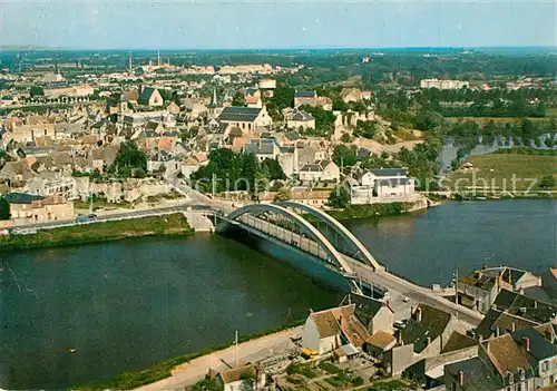 AK / Ansichtskarte Decize Nouveau pont sur la Loire Vue aerienne Decize