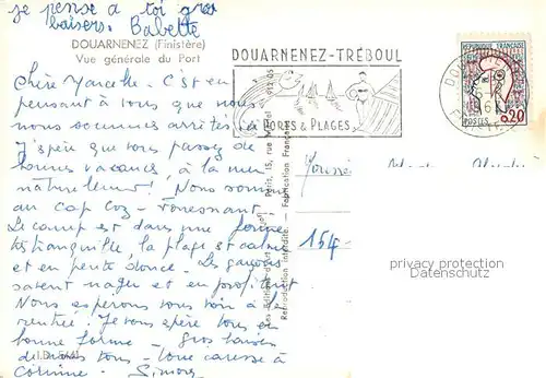 AK / Ansichtskarte Douarnenez Vue general du Port Douarnenez