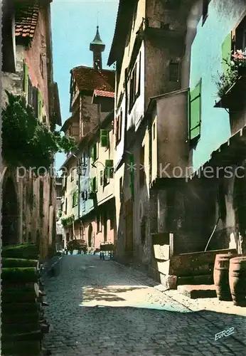 AK / Ansichtskarte Riquewihr_Haut_Rhin Rue des Juifs Riquewihr_Haut_Rhin