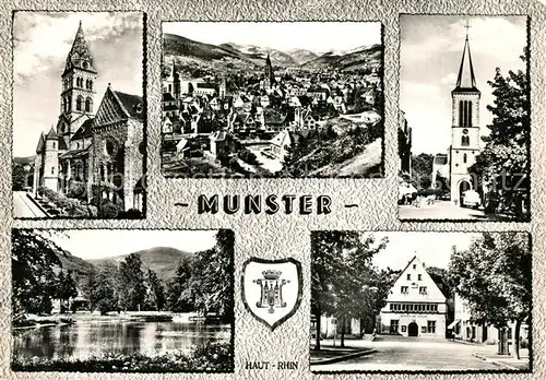 AK / Ansichtskarte Munster_Haut_Rhin_Elsass Vue d ensemble Munster_Haut_Rhin_Elsass