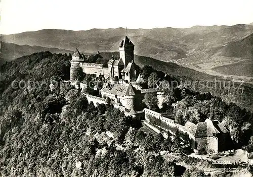 AK / Ansichtskarte Haut Koenigsbourg_Hohkoenigsburg Le Chateau du Haut Koenigsbourg Vue aerienne Haut Koenigsbourg