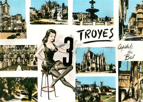 AK / Ansichtskarte Troyes_Aube Vue partielle Troyes Aube