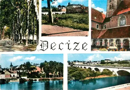 AK / Ansichtskarte Decize Les Promenades Vue generale Les Minimes Marquis dAncre La Vieille Loire Decize