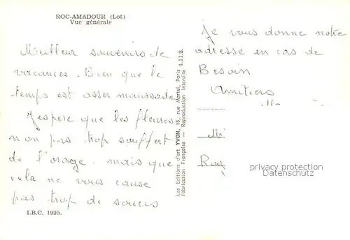 AK / Ansichtskarte Rocamadour Vue generale Rocamadour