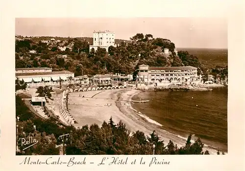 AK / Ansichtskarte Monte Carlo Beach Hotel et la Piscine Monte Carlo