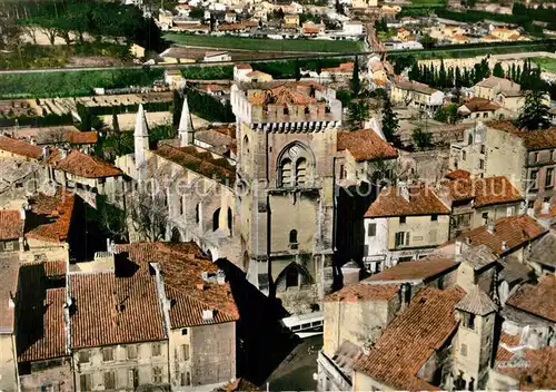 AK / Ansichtskarte Villeneuve les Avignon La Collegiale Vue aerienne Villeneuve les Avignon