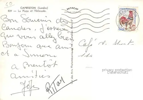 AK / Ansichtskarte Capbreton La Plage et l Estacade 