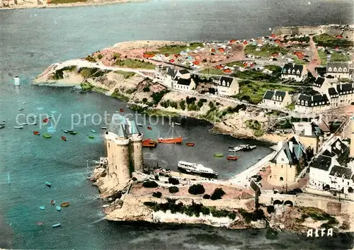 AK / Ansichtskarte Saint Malo_Ille et Vilaine_Bretagne St Servan La Tour Solidor et le Camping Vue aerienne Saint Malo_Ille et Vilaine