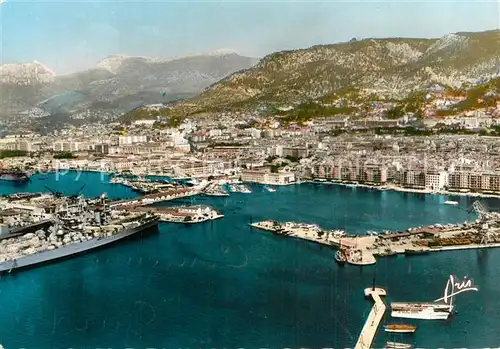 AK / Ansichtskarte Toulon_Var La Rade Vue generale Le Mont Come Toulon_Var
