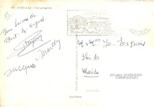 AK / Ansichtskarte Aurillac Vue generale Le Viaduc Aurillac
