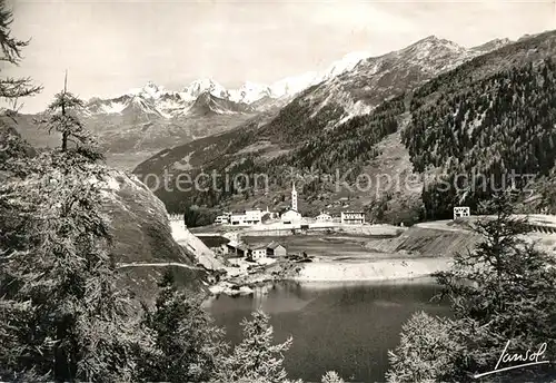 AK / Ansichtskarte Tignes Le Village et le Mont Blanc Tignes