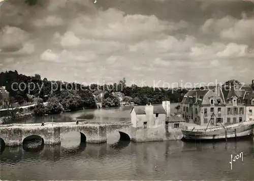 AK / Ansichtskarte Auray Vieux pont sur Le Loch Auray