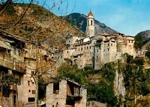 AK / Ansichtskarte Luceram Village pittoresque aux curieuses maisons baties a flanc de montagne Luceram