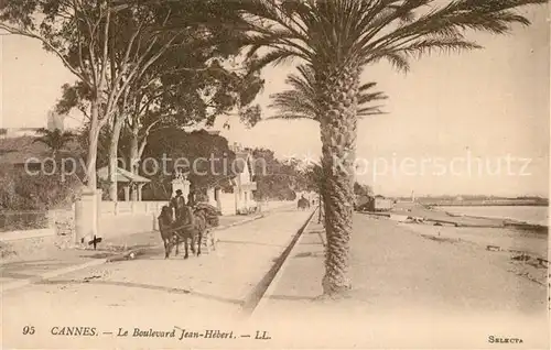 AK / Ansichtskarte Cannes_Alpes Maritimes Boulevard Jean Hebert Cote d Azur Cannes Alpes Maritimes