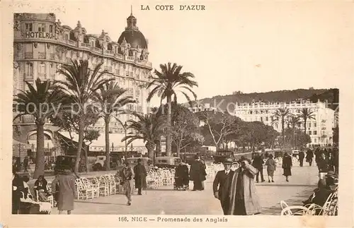 AK / Ansichtskarte Nice_Alpes_Maritimes Promenade des Anglais Nice_Alpes_Maritimes