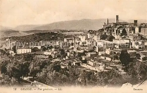 AK / Ansichtskarte Grasse_Alpes_Maritimes Vue generale Grasse_Alpes_Maritimes