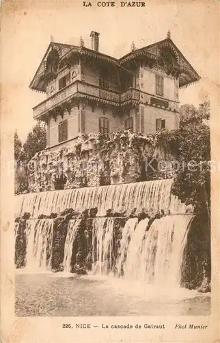 AK / Ansichtskarte Nice_Alpes_Maritimes Cascade de Gairaut Nice_Alpes_Maritimes