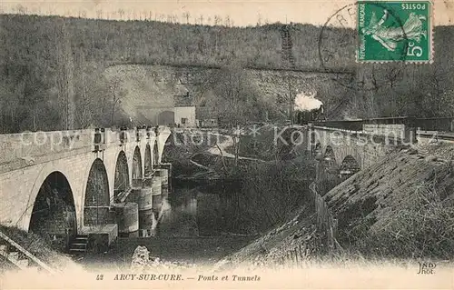 AK / Ansichtskarte Arcy sur Cure_Yonne Ponts et Tunnels Arcy sur Cure Yonne