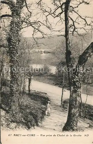 AK / Ansichtskarte Arcy sur Cure_Yonne Vue prise du Chalet de la Grotte Arcy sur Cure Yonne