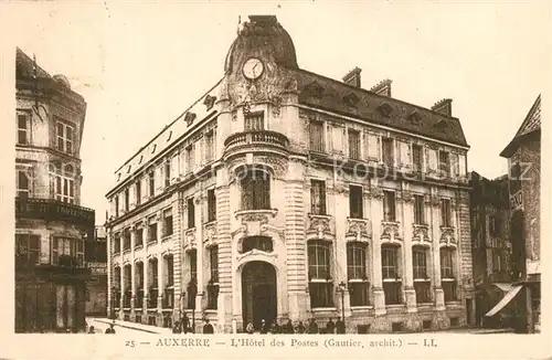 AK / Ansichtskarte Auxerre Hotel des Postes Auxerre
