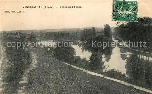 AK / Ansichtskarte Vincelottes Panorama Vallee de l Yonne Vincelottes