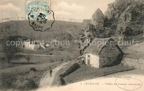 AK / Ansichtskarte Avallon Vallee du Cousin sous roche Avallon