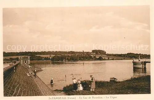 AK / Ansichtskarte Saint Fargeau_Yonne Lac de Bourdon Saint Fargeau Yonne